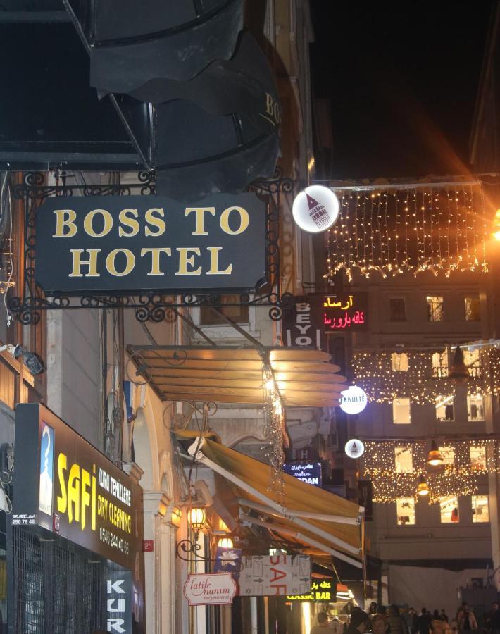 Boss To Hotel Taksim Istanbul Exterior photo